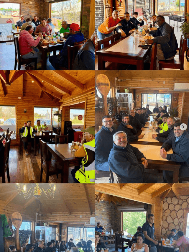 Almorzando en La Sureña